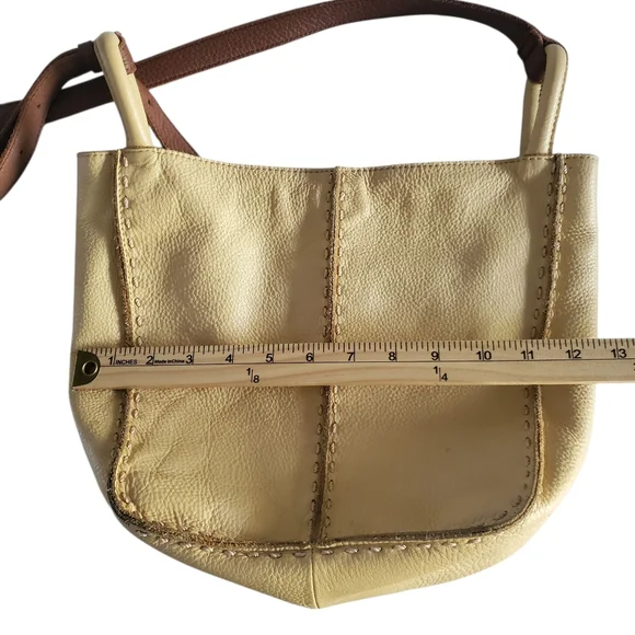 THE SAK Los Feliz Buttercup Pebbled Leather Crossbody|Shoulder Tote| Bag Purse - Picture 12 of 16